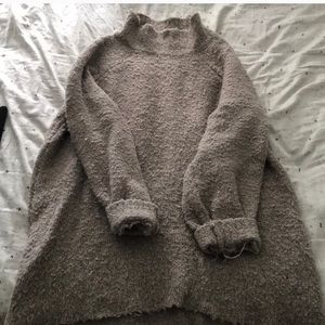 Oversized knit sweater